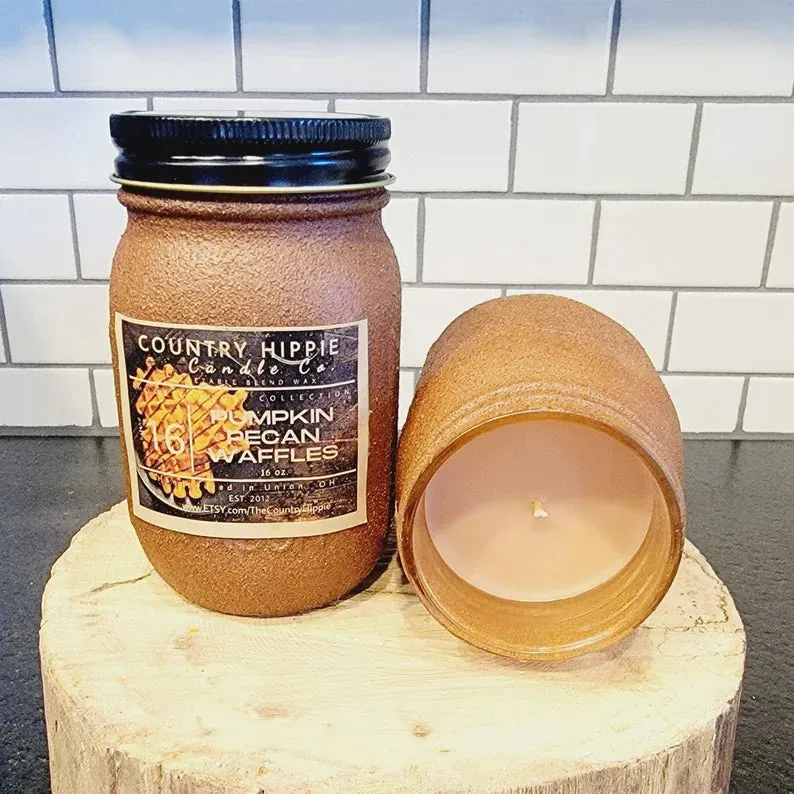 16 oz. Pecan Waffles Rustic Farmhouse Candle