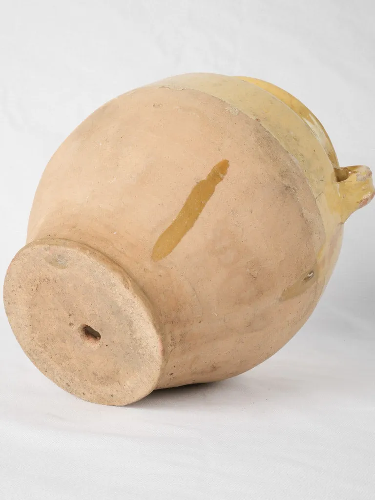 19th Century Confit Pot - Yellow 10¼"