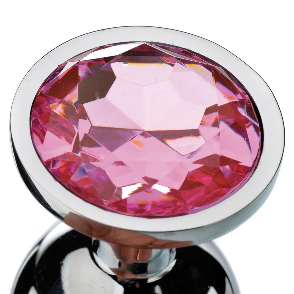 Adam & Eve Pink Gem Anal Plug Small