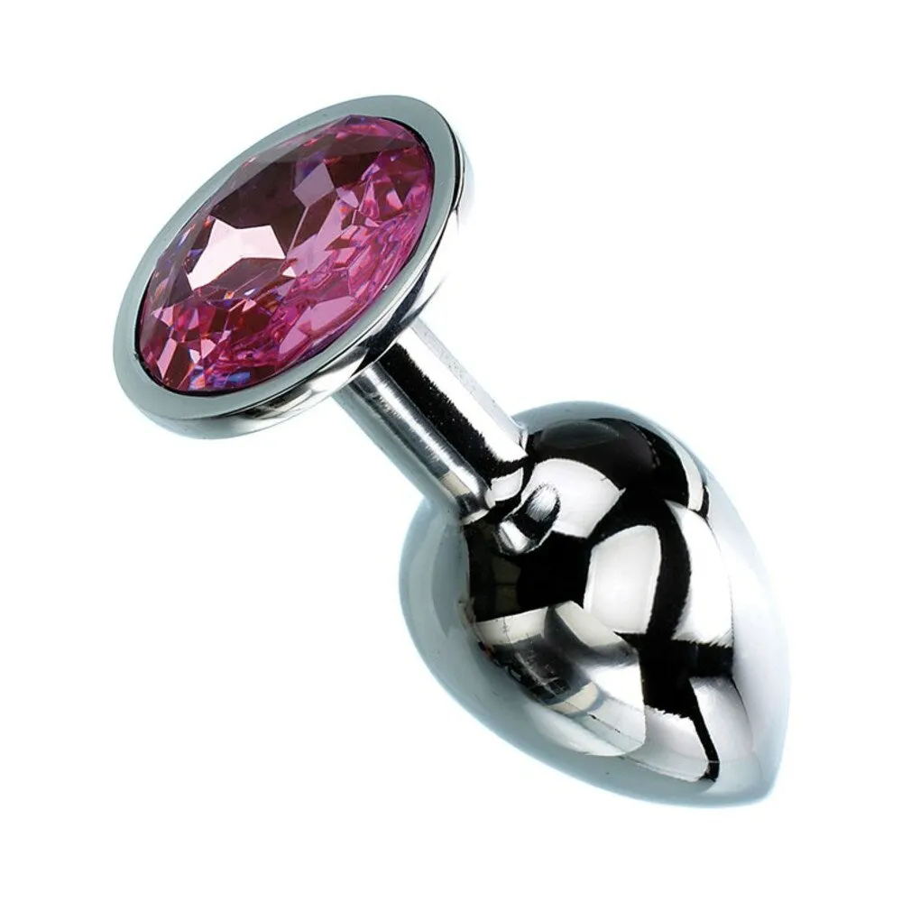 Adam & Eve Pink Gem Anal Plug Small