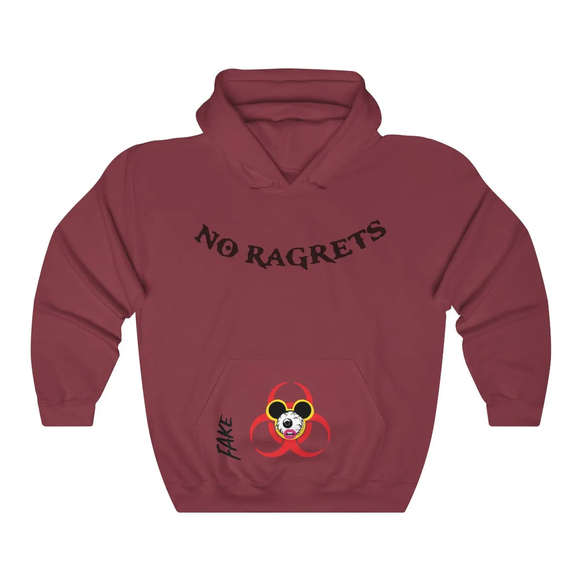 AEQEA x FAKE No Ragrets Oenun Hoodie Pullover Sweatshirt