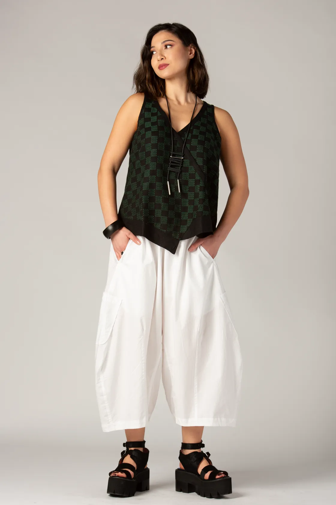 Albany Pant in White Carnaby