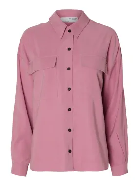 Alienor Ls Cargo Shirt - Foxglove