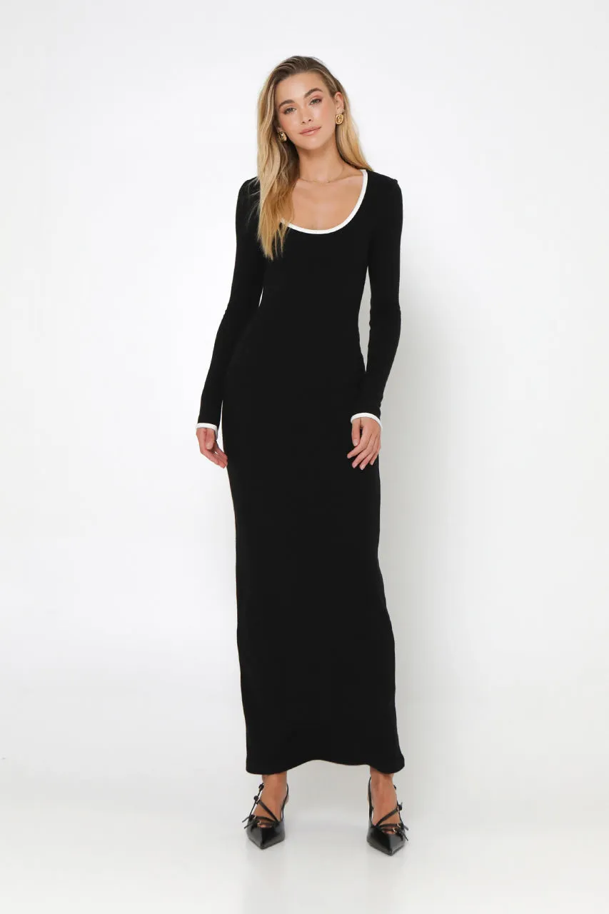 Amanda Maxi Dress | Black