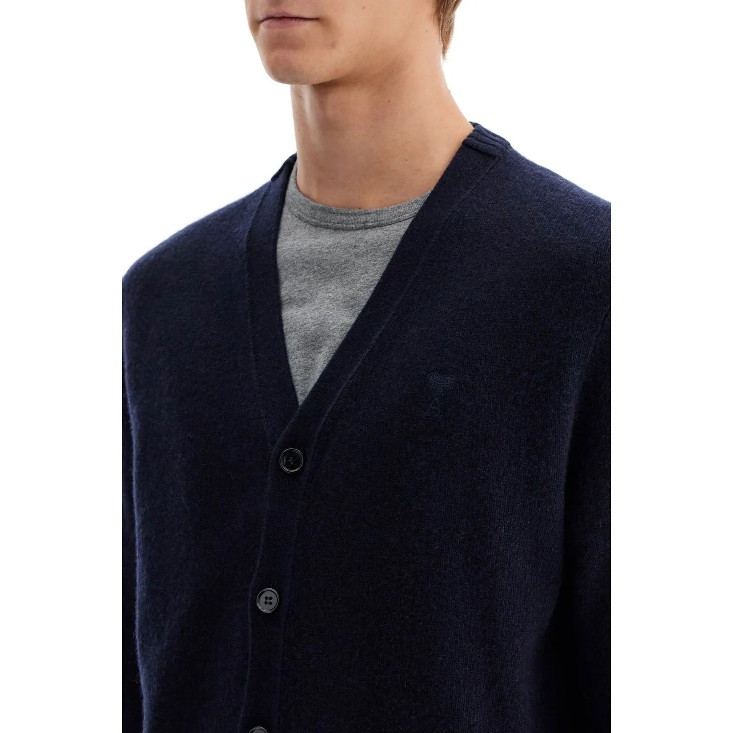 Ami Alexandre Matiussi cashmere cardigan for