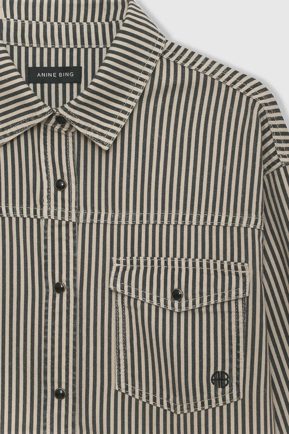 Anine Bing - Sloan Shirt in Stripe