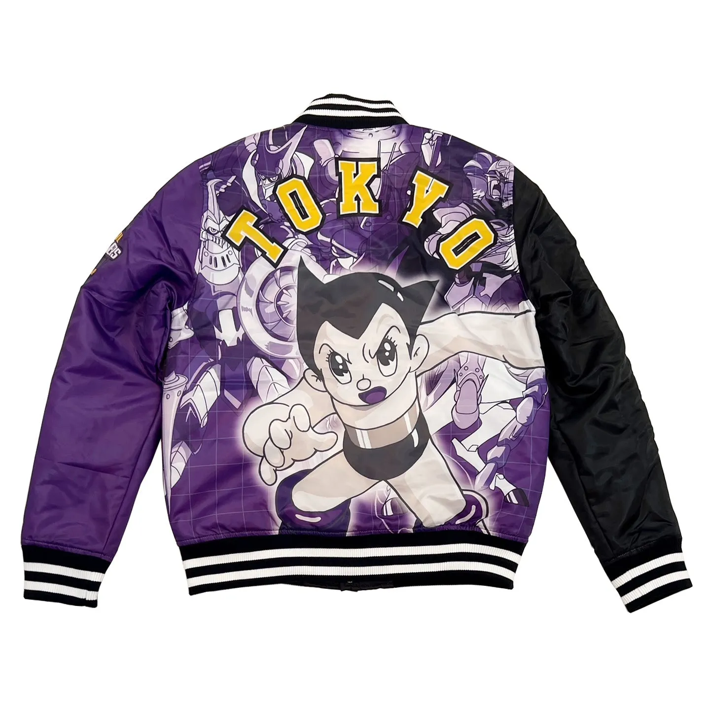 Astro Boy Chenille Patch Puffer Jacket