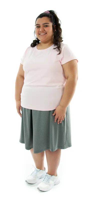 Athletic Two Pleater Culottes / Womens Plus Size