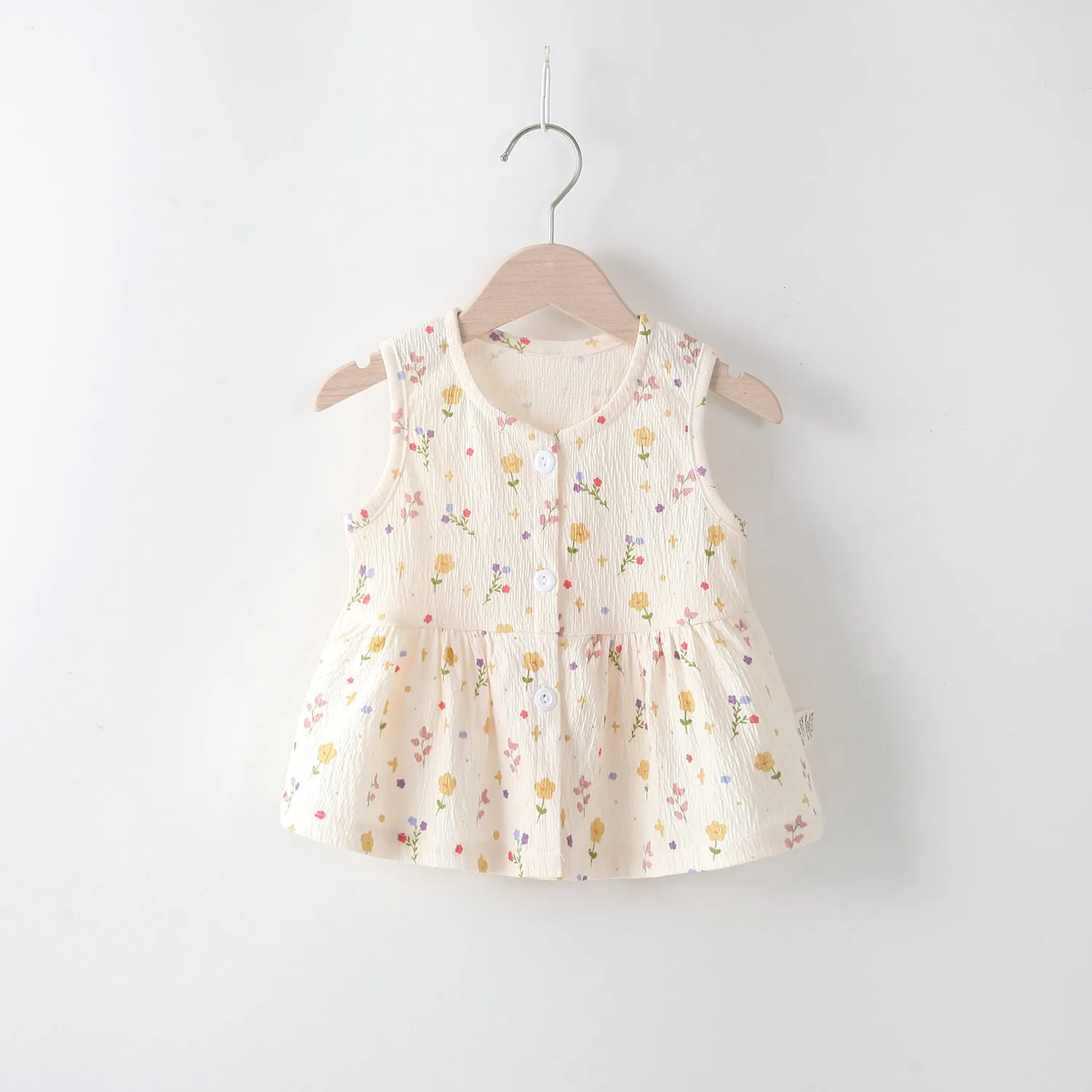 Baby Girl Dress Summer Dress Baby Princess Dress Girls' Floral Skirt Children's Vest Dress Summer Clothes Children's Clothing