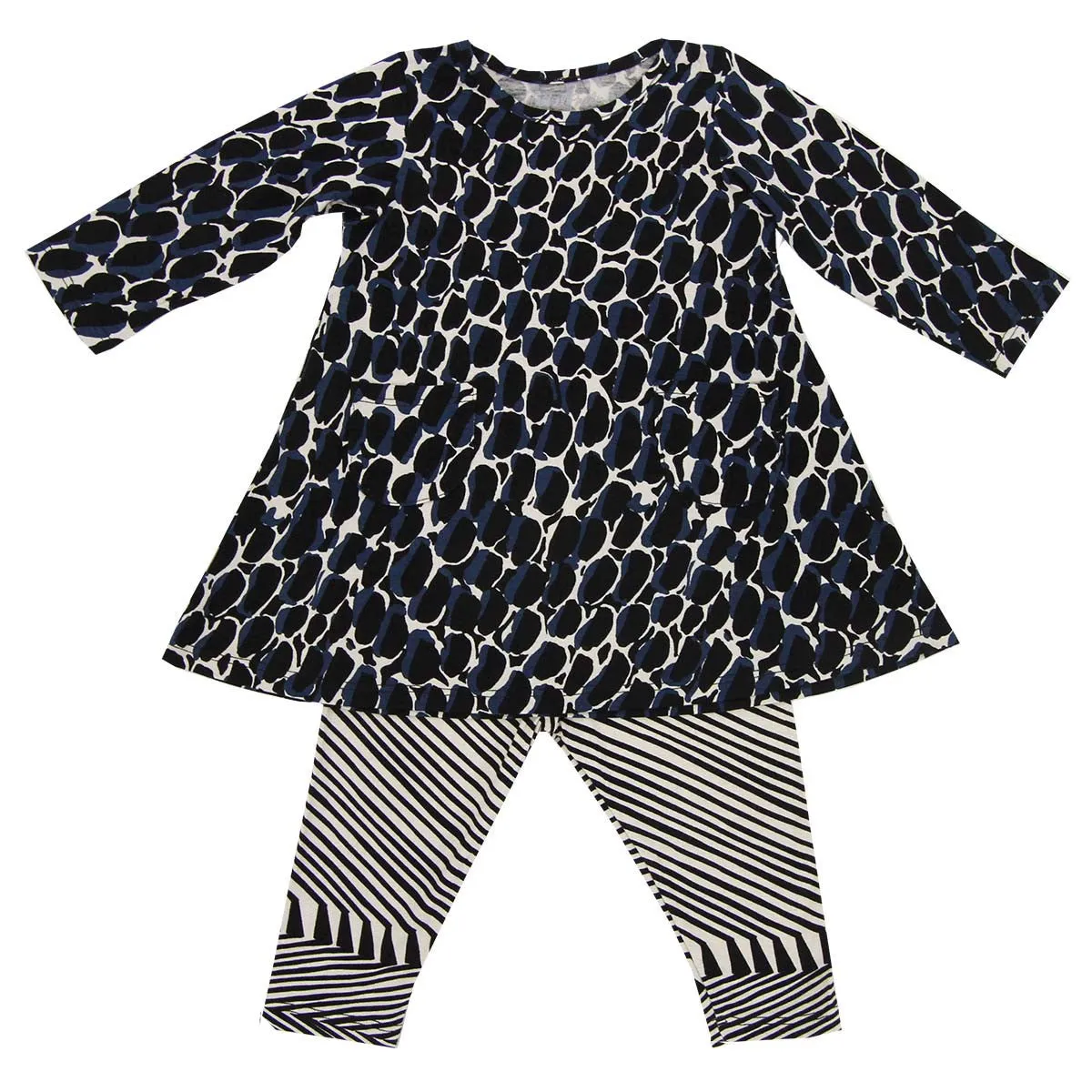 Baby Pocket Dress - Night Python