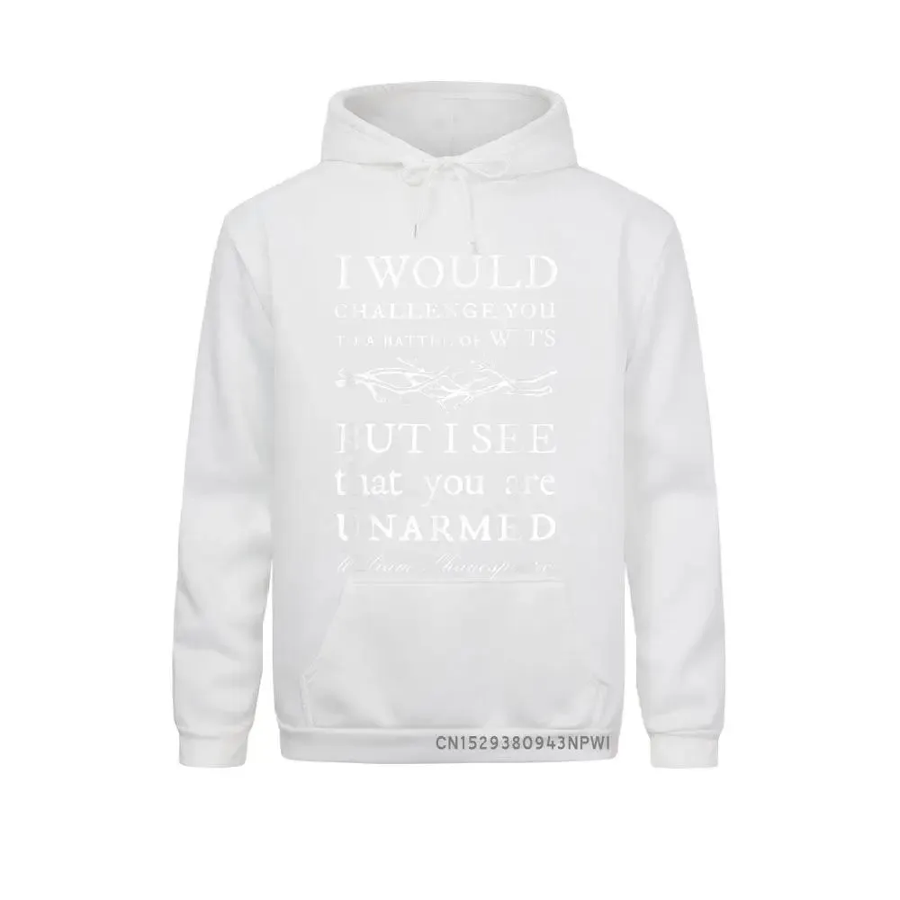 Battle Of Wits Shakespeare Quote Pullover Hoodies Sweatshirt