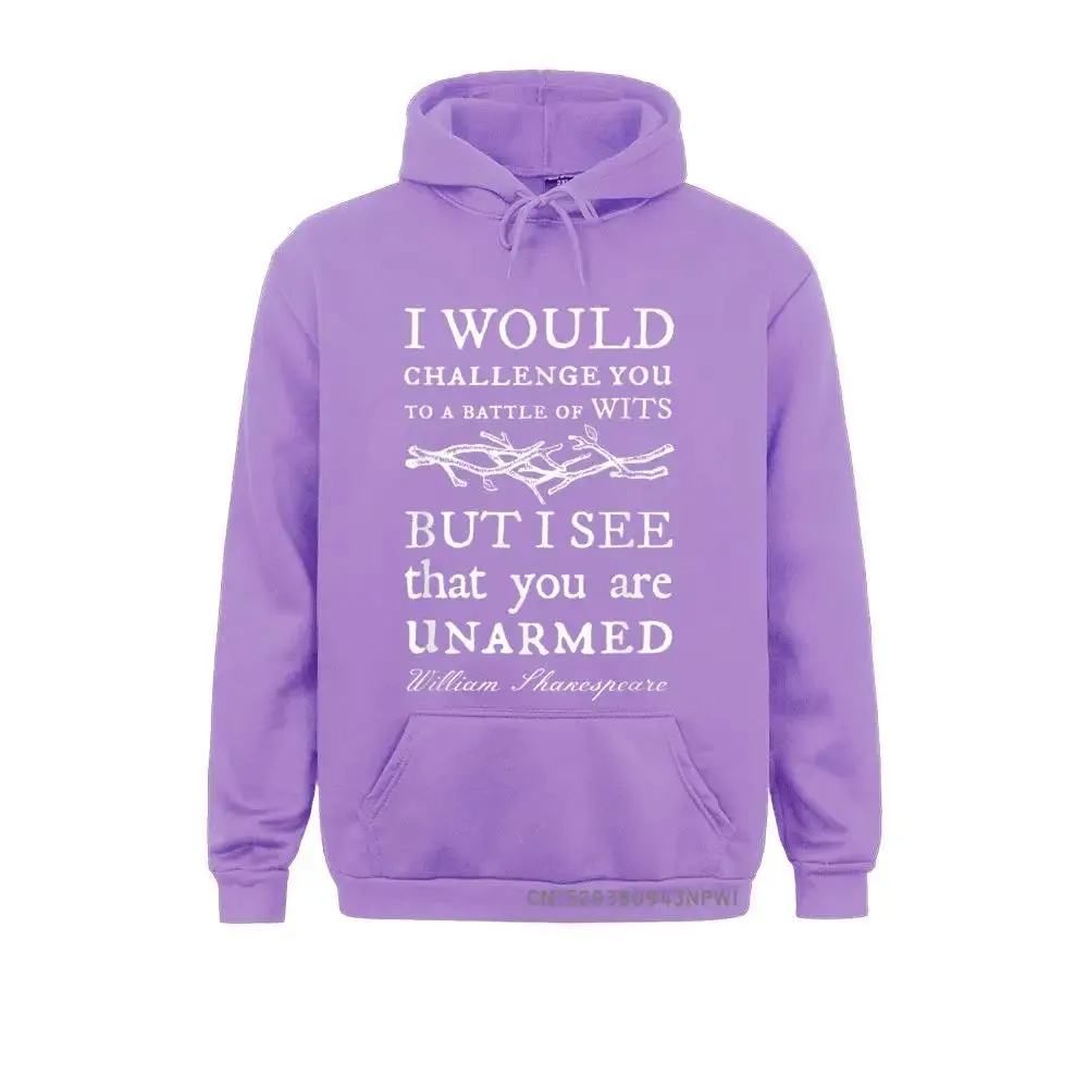 Battle Of Wits Shakespeare Quote Pullover Hoodies Sweatshirt