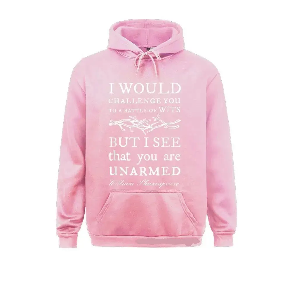 Battle Of Wits Shakespeare Quote Pullover Hoodies Sweatshirt