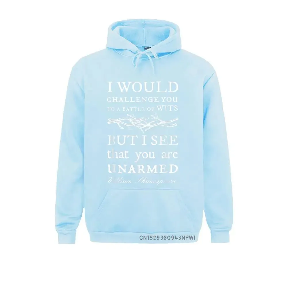 Battle Of Wits Shakespeare Quote Pullover Hoodies Sweatshirt