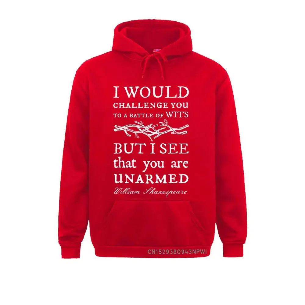 Battle Of Wits Shakespeare Quote Pullover Hoodies Sweatshirt