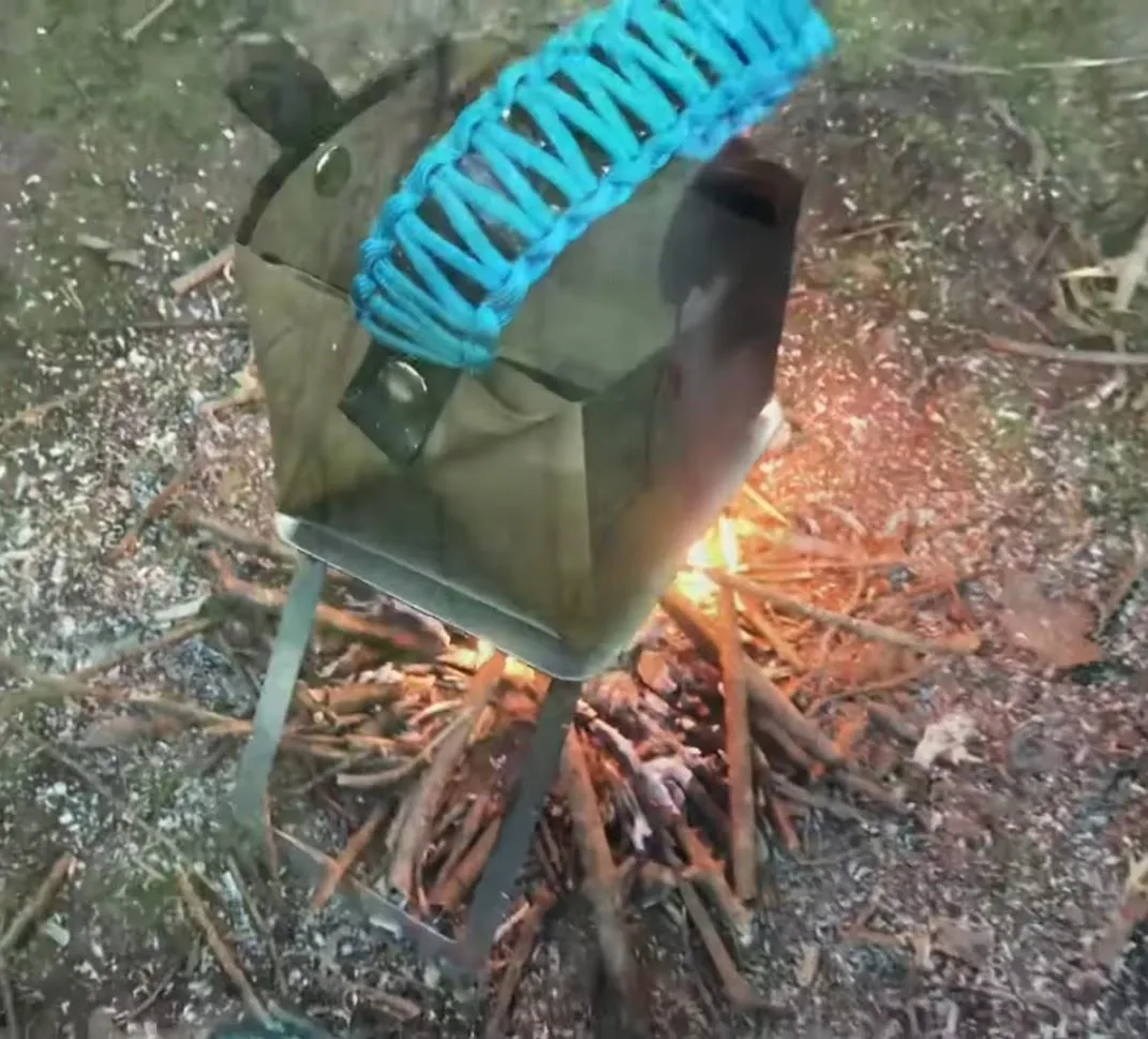 Bear Bones Twig Stove and Pocket Grill