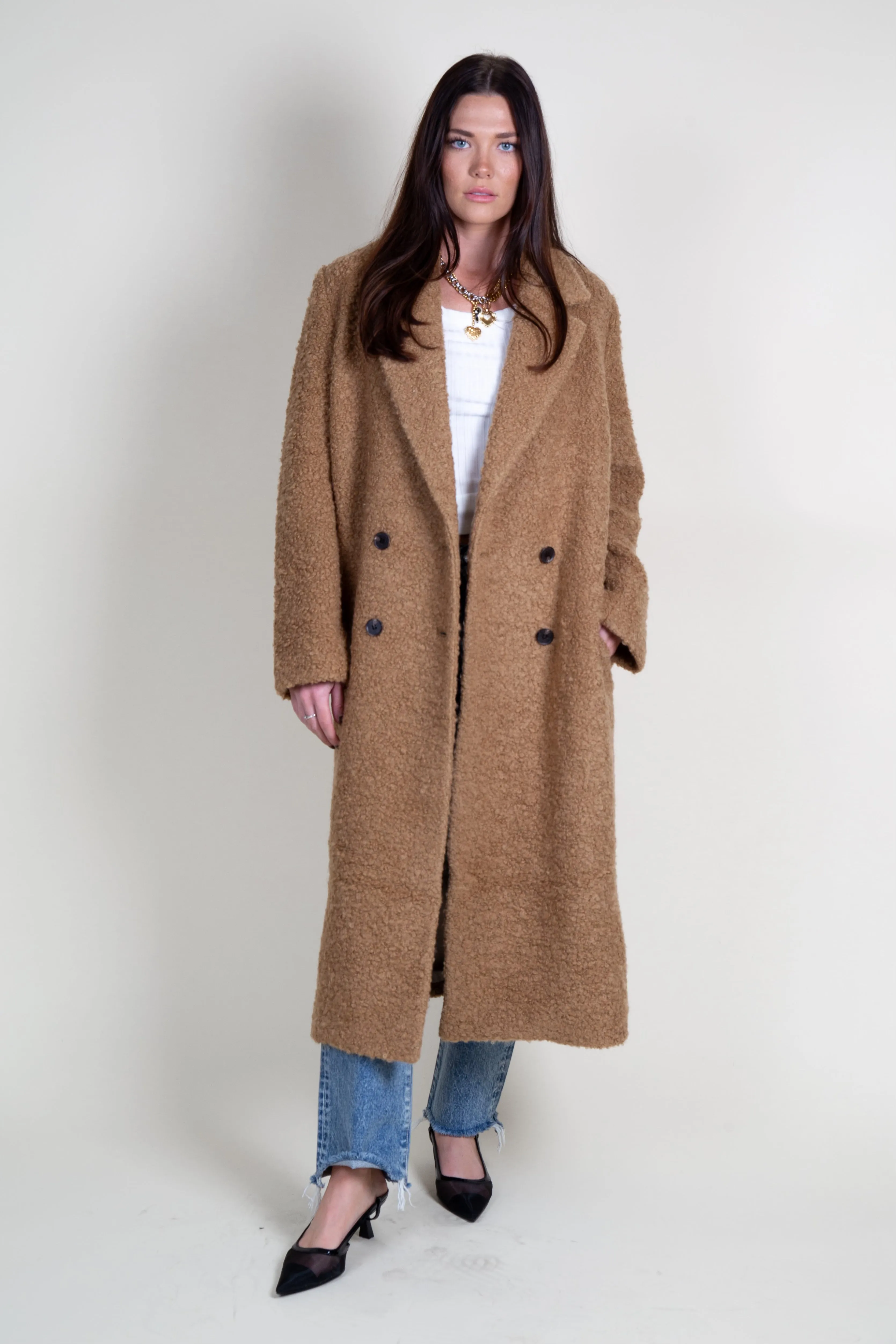 BEC   BRIDGE | Cheyenne Longline Coat - Caramel