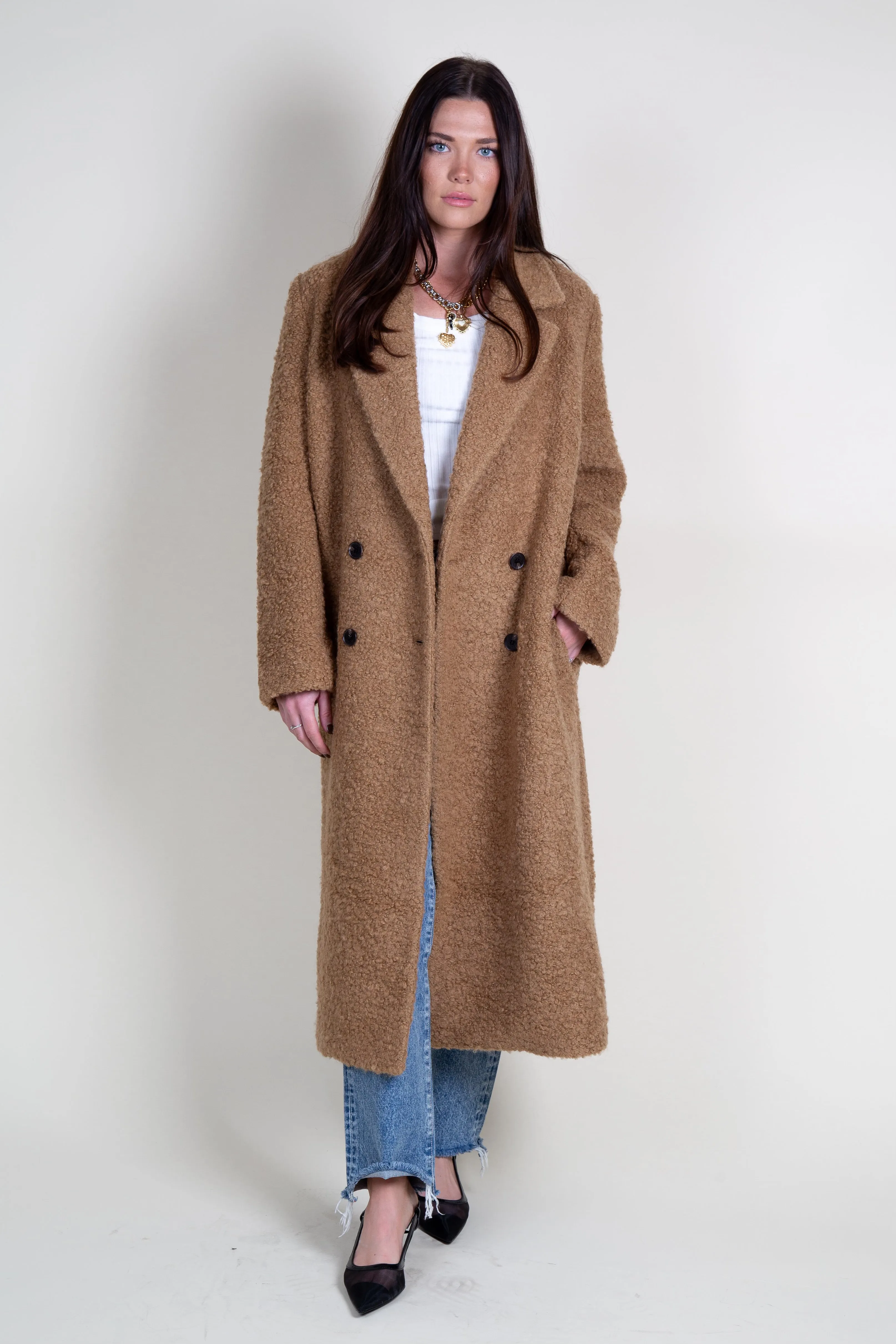 BEC   BRIDGE | Cheyenne Longline Coat - Caramel