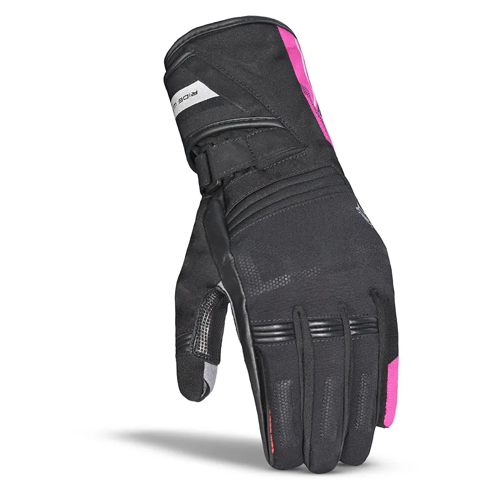 BELA Iglo Lady Winter Motorcycle Gloves Black Pink