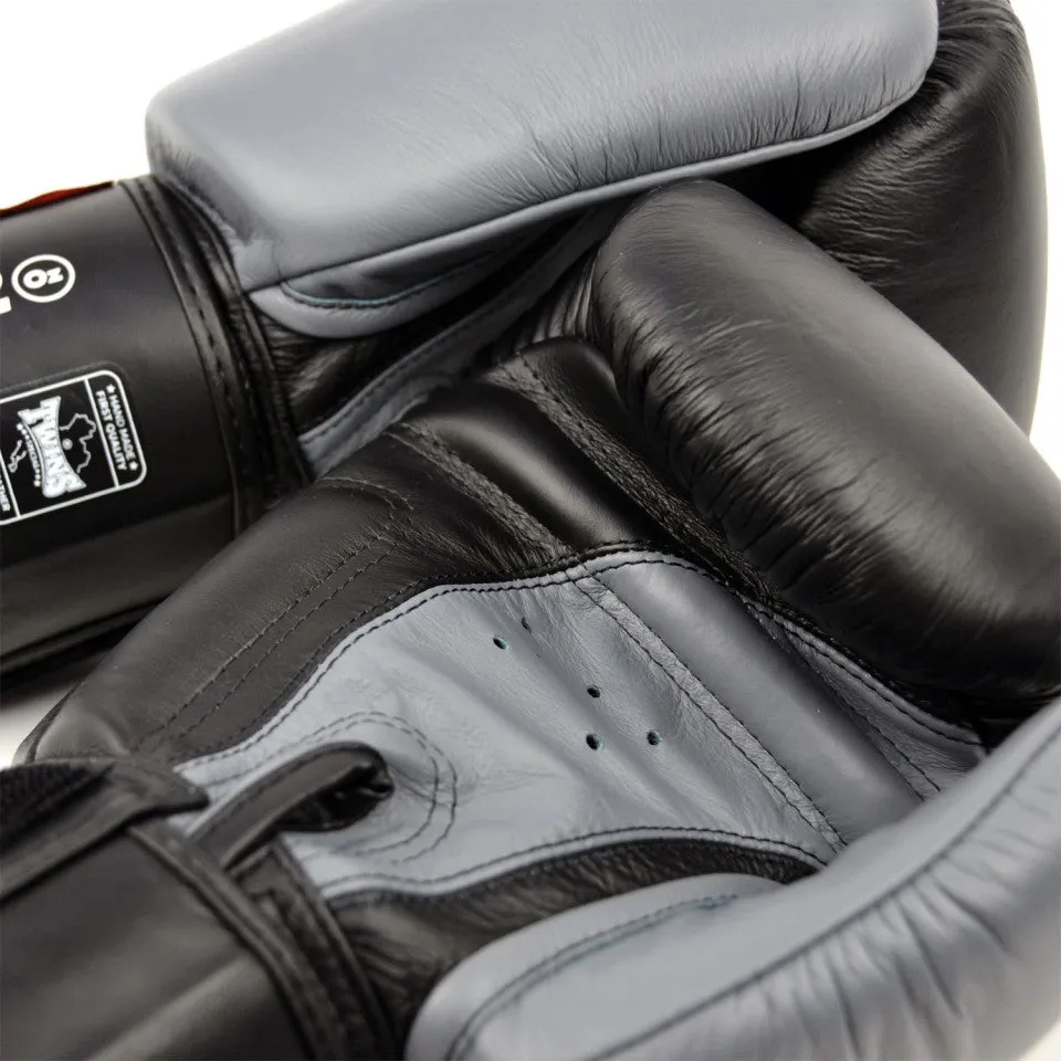 BGVL8 Twins Grey-Black 2-Tone Boxing Gloves