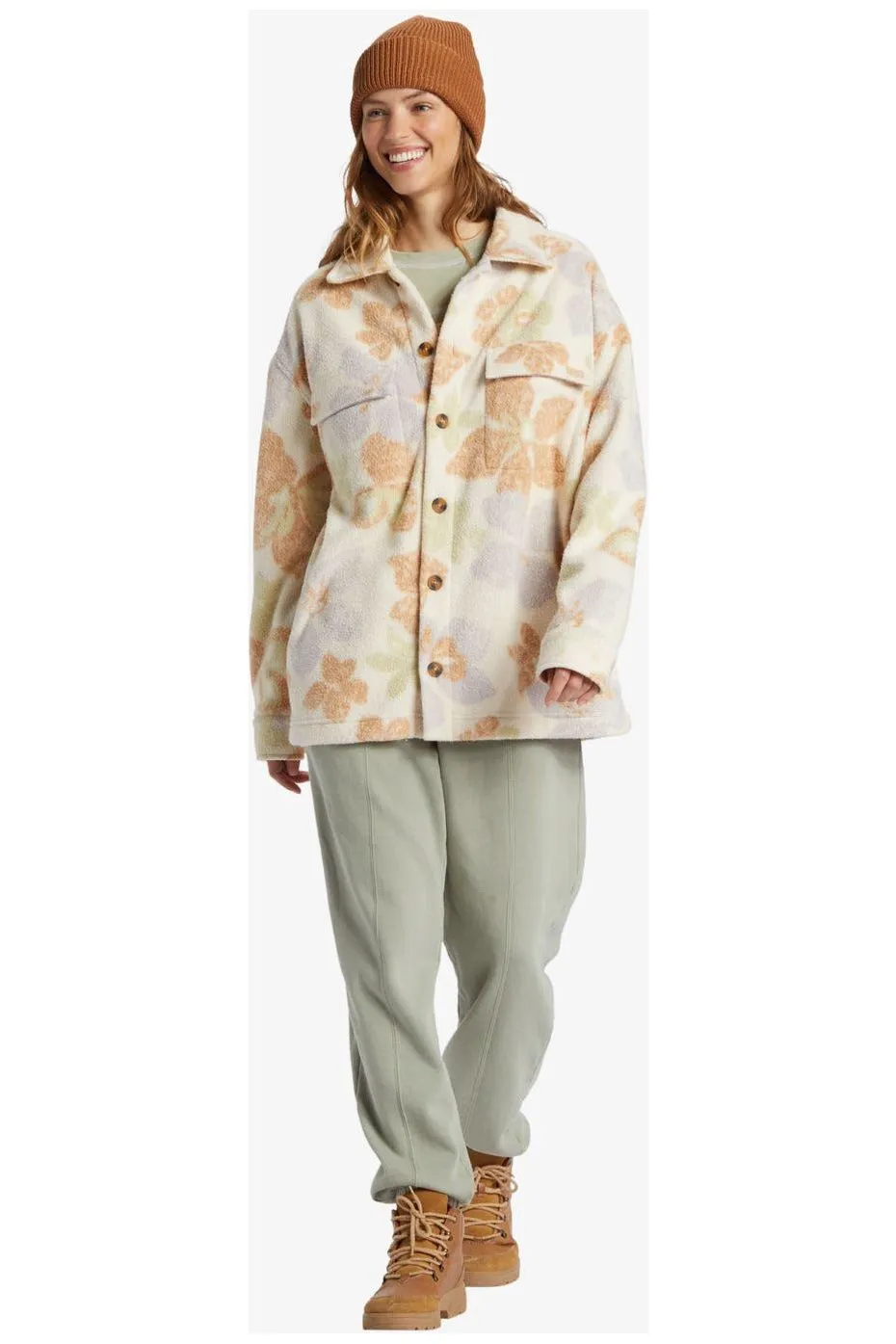 Billabong Happy Camper Shacket Summer Rain