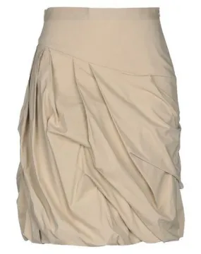 Boutique Moschino Women Knee length skirt Beige 8 UK