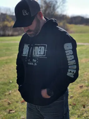 Branded Black Tailgate Hoodie