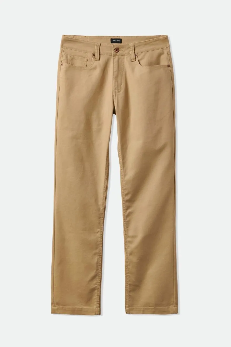 BRIXTON BUILDERS 5 POCKET PANT SAND