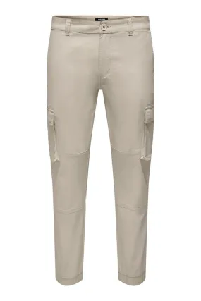 Cam Stage Cargo Pants - Silver Lining