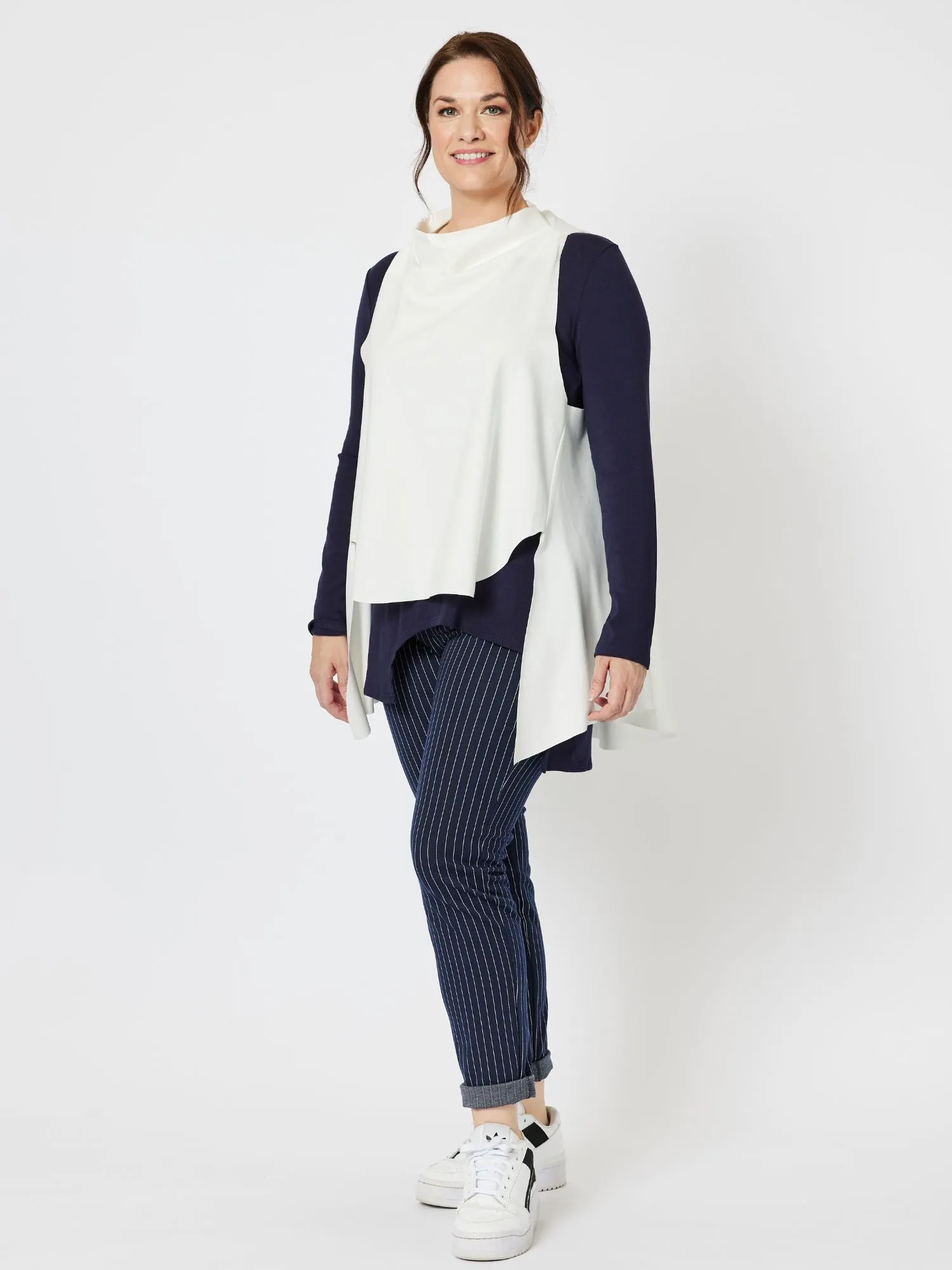 Cameron Layer Top - White