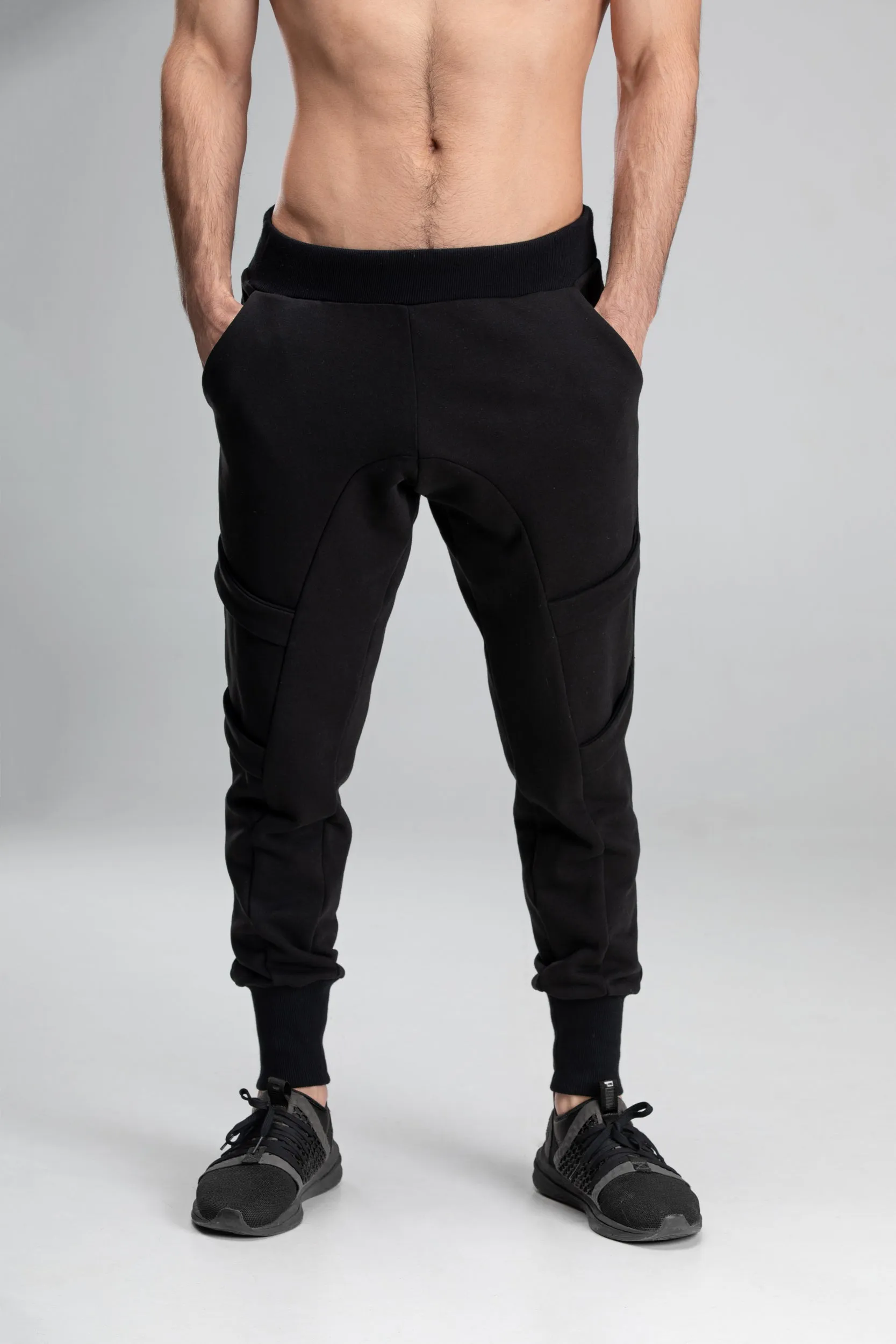 Cargo drop crotch harem pants