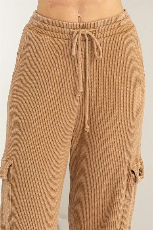 Cargo Joggers Pale Brown