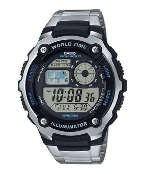 Casio AE-2100WD-1A Silver Stainless Watch Men