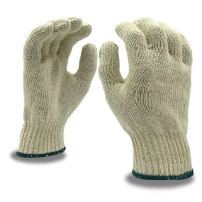 Cordova 3411L Economy-Weight Machine Knit Gloves, Natural, Large, 1 Dozen