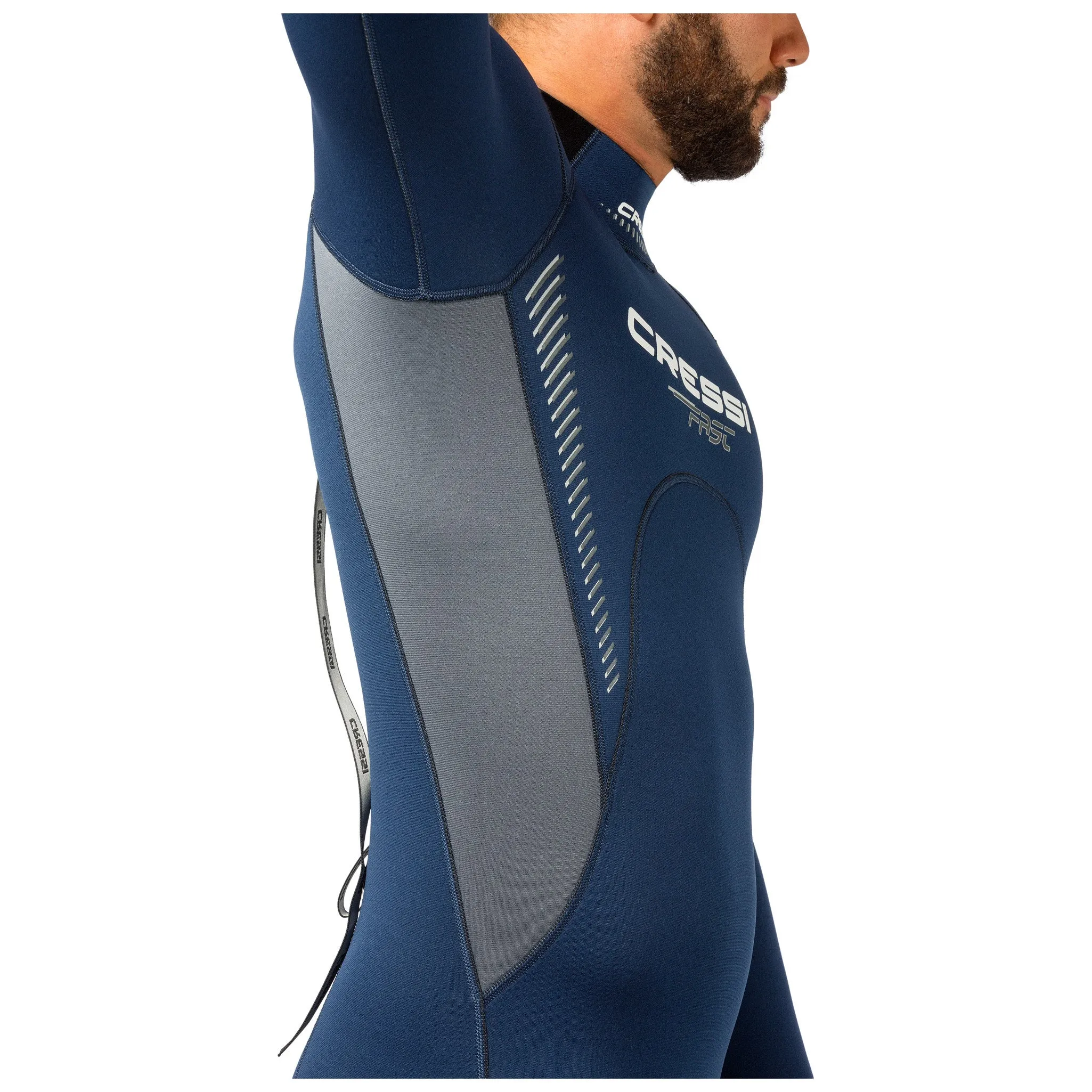 Cressi 3mm Mens Fast Full Wetsuit Back-Zip