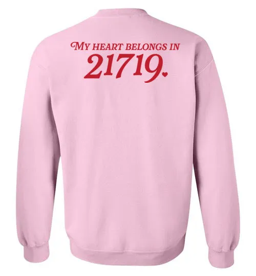 Crewneck Sweatshirt - My Heart Belongs in 21719