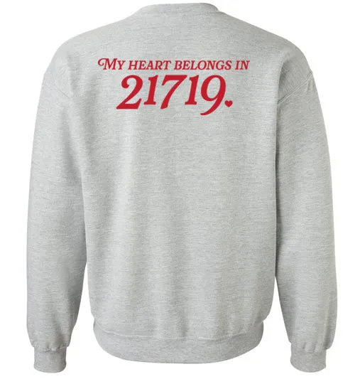 Crewneck Sweatshirt - My Heart Belongs in 21719