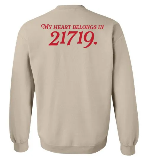 Crewneck Sweatshirt - My Heart Belongs in 21719