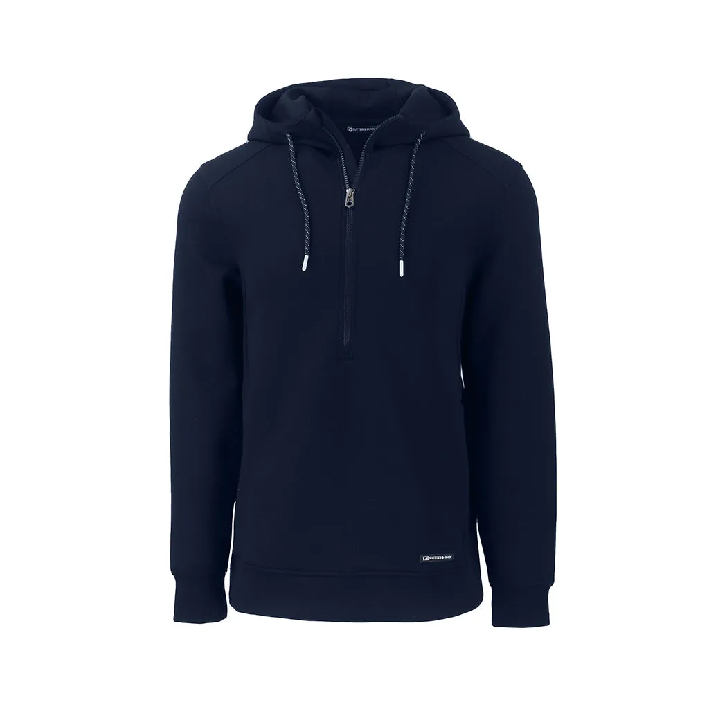 Cutter & Buck Roam Eco Half Zip Recycled Mens Hooded Pullover