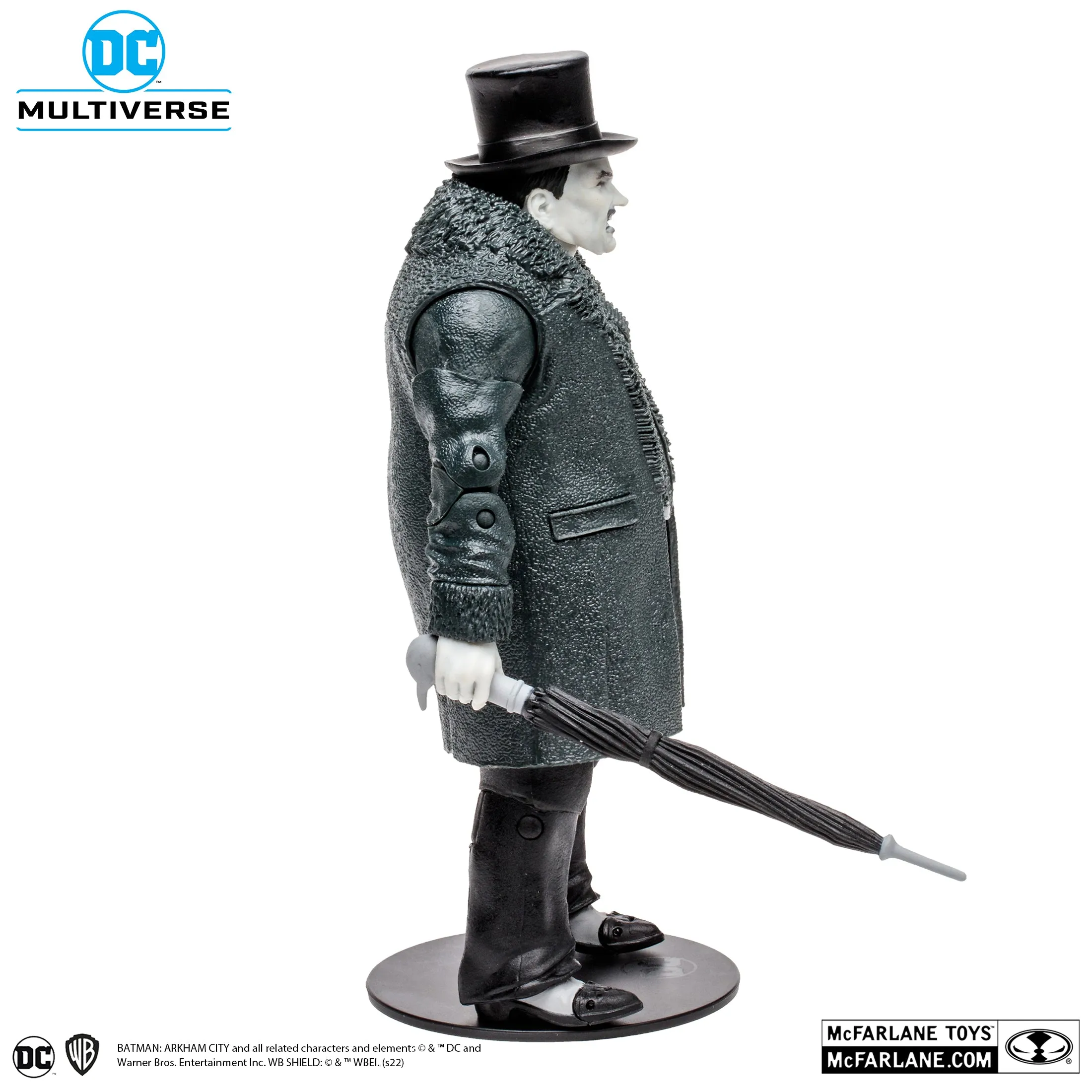 DC Multiverse Batman: Arkham City The Penguin (Gold Label) (Build a Figure - Solomon Grundy)  7" Inch Scale Action Figure (Walmart Exclusive) - McFarlane Toys