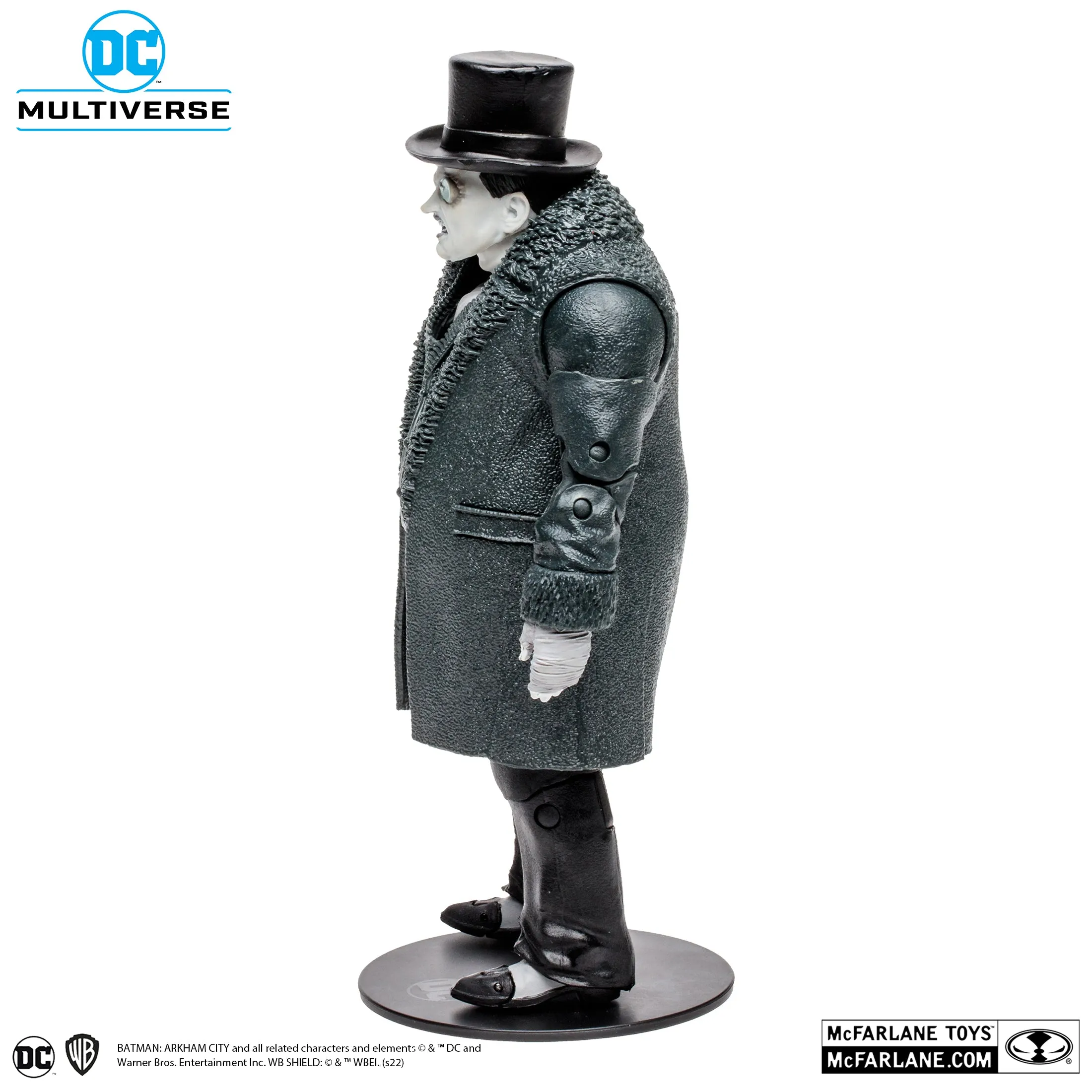 DC Multiverse Batman: Arkham City The Penguin (Gold Label) (Build a Figure - Solomon Grundy)  7" Inch Scale Action Figure (Walmart Exclusive) - McFarlane Toys