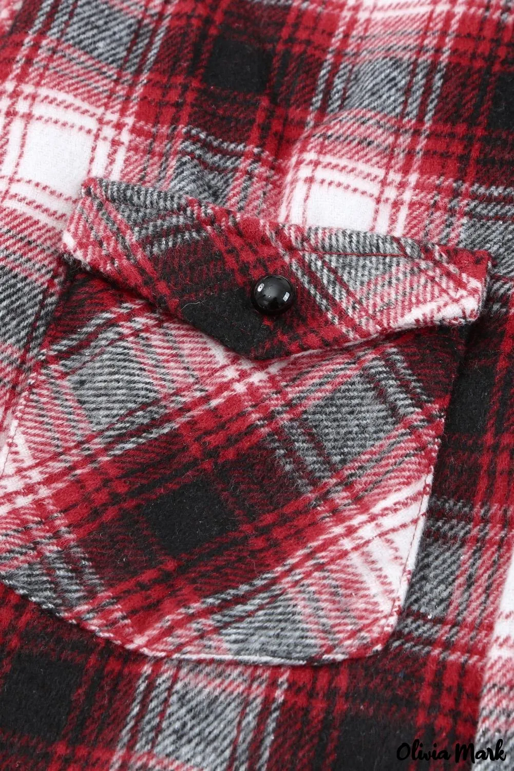 Deanwangkt - Black checked jacket with pockets and buttons