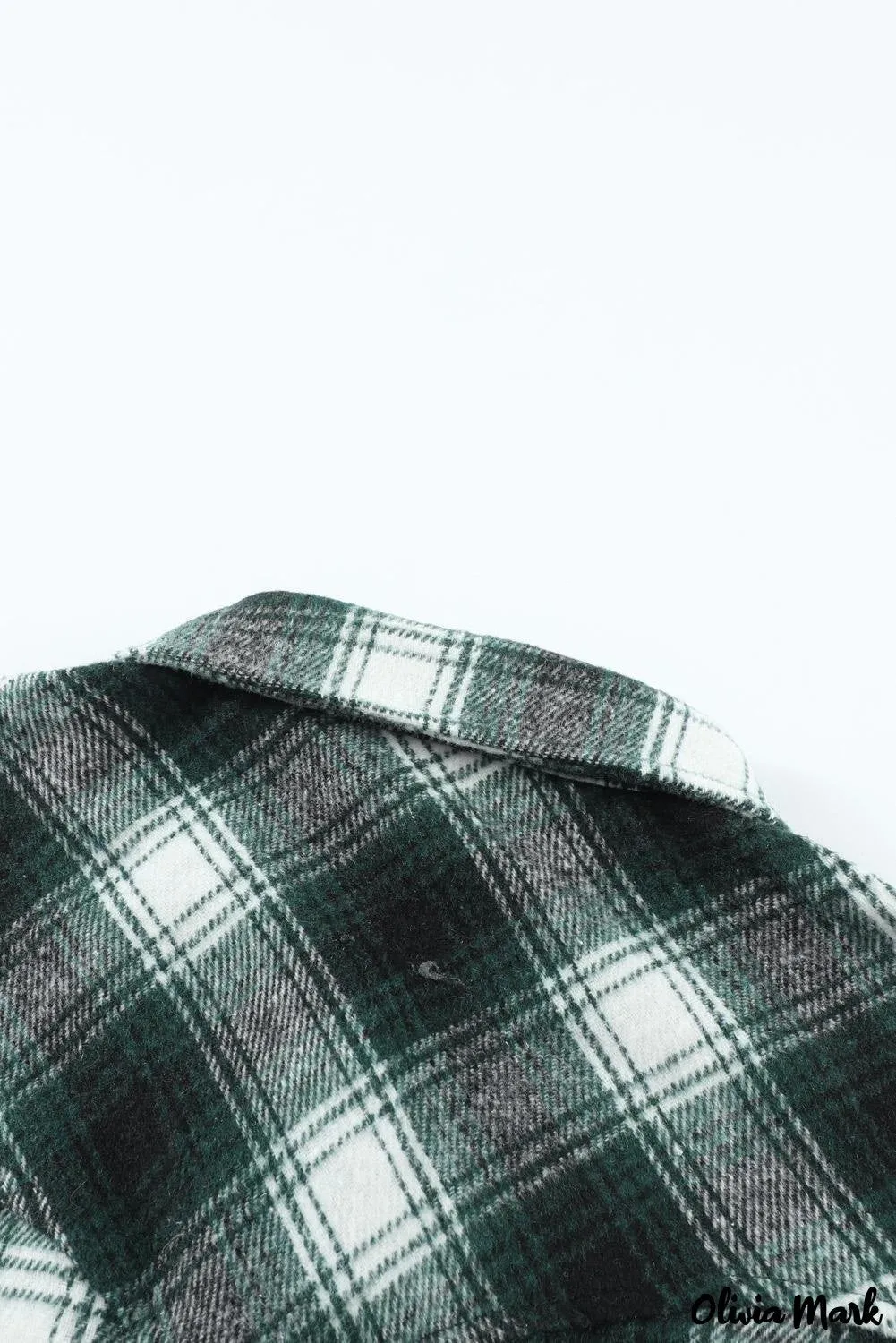 Deanwangkt - Black checked jacket with pockets and buttons