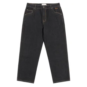 Dime Classic Relaxed Denim Pants: Black Washed