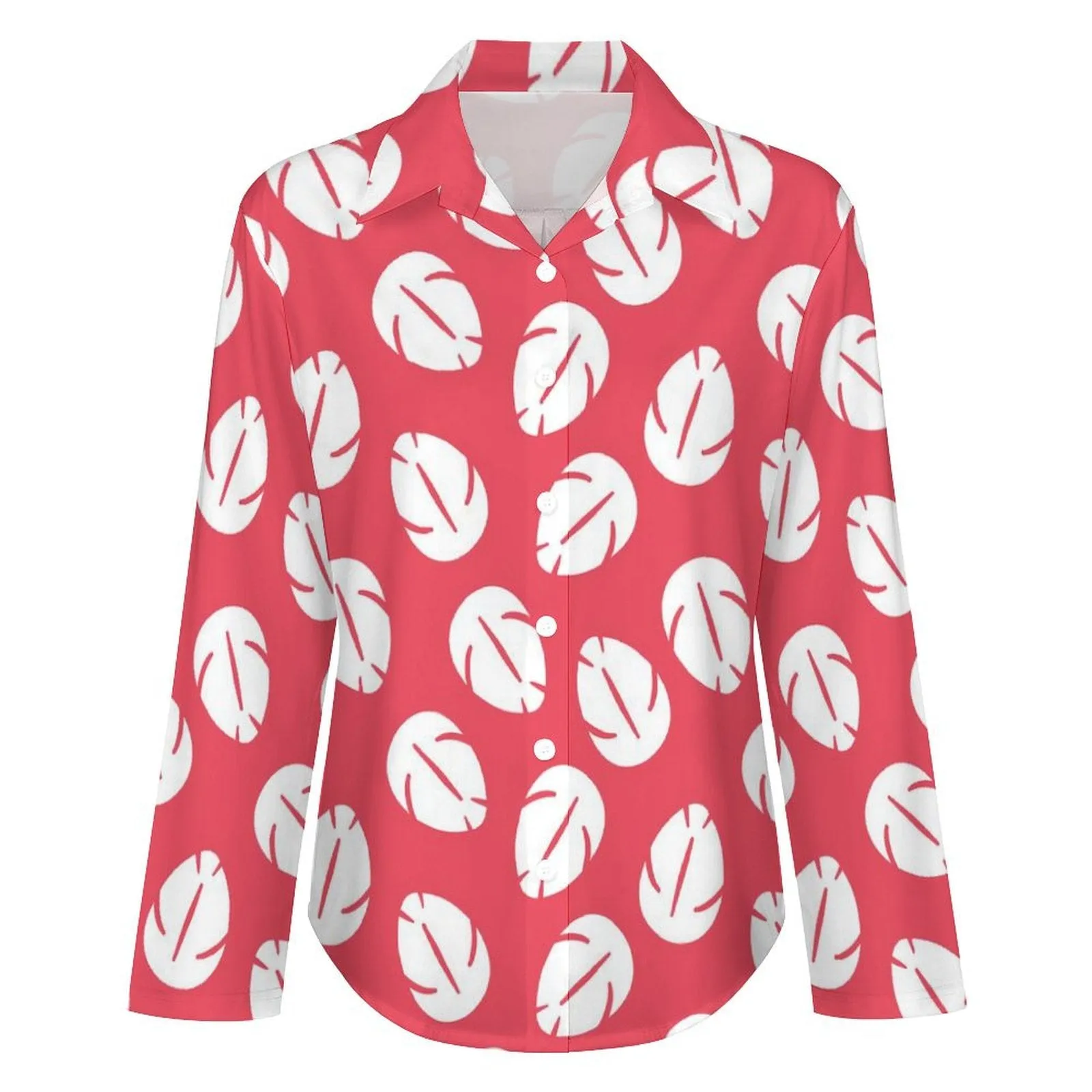 Disney Lilo And Stitch Lilo's Dress Long Sleeve Button Up Blouse