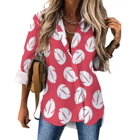 Disney Lilo And Stitch Lilo's Dress Long Sleeve Button Up Blouse