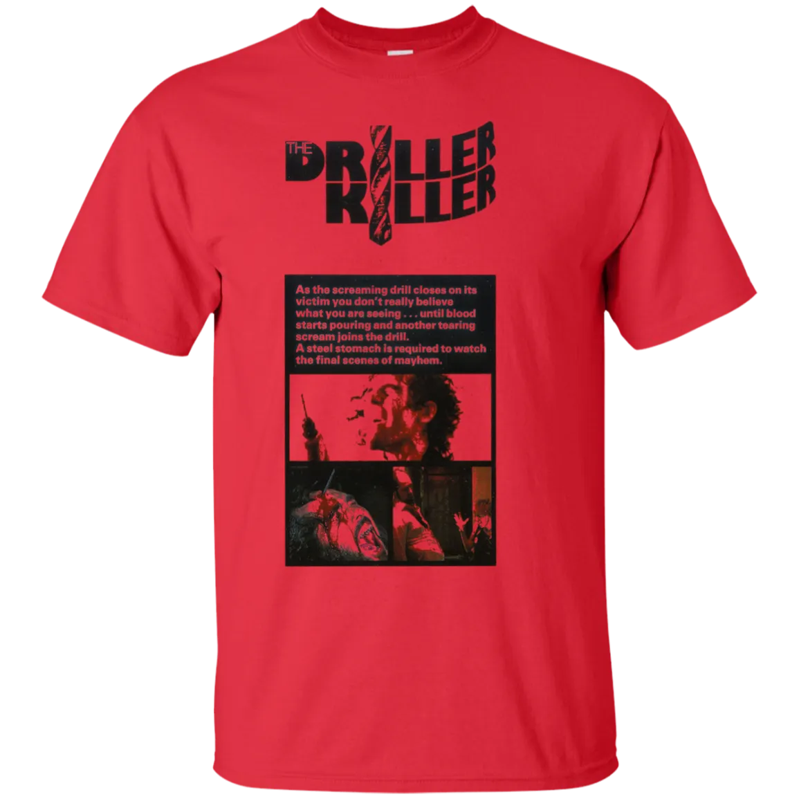 Driller Killer VHS Cover T-Shirt