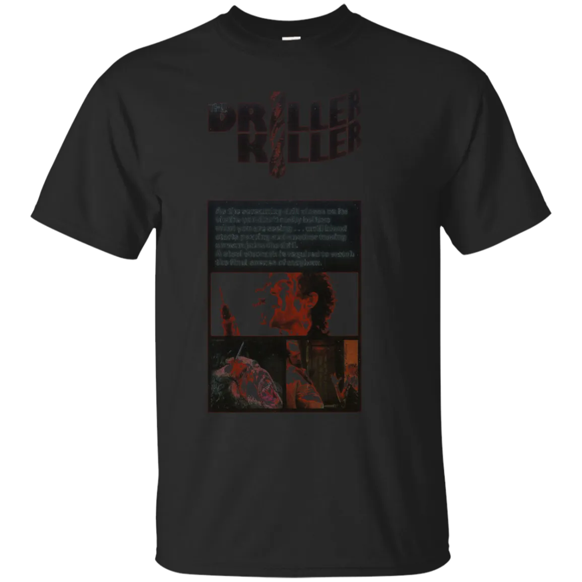 Driller Killer VHS Cover T-Shirt