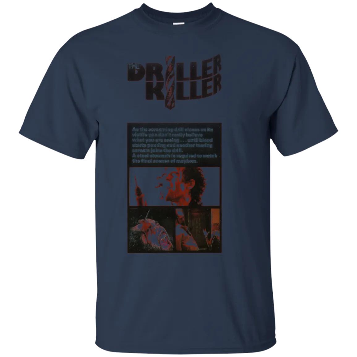 Driller Killer VHS Cover T-Shirt