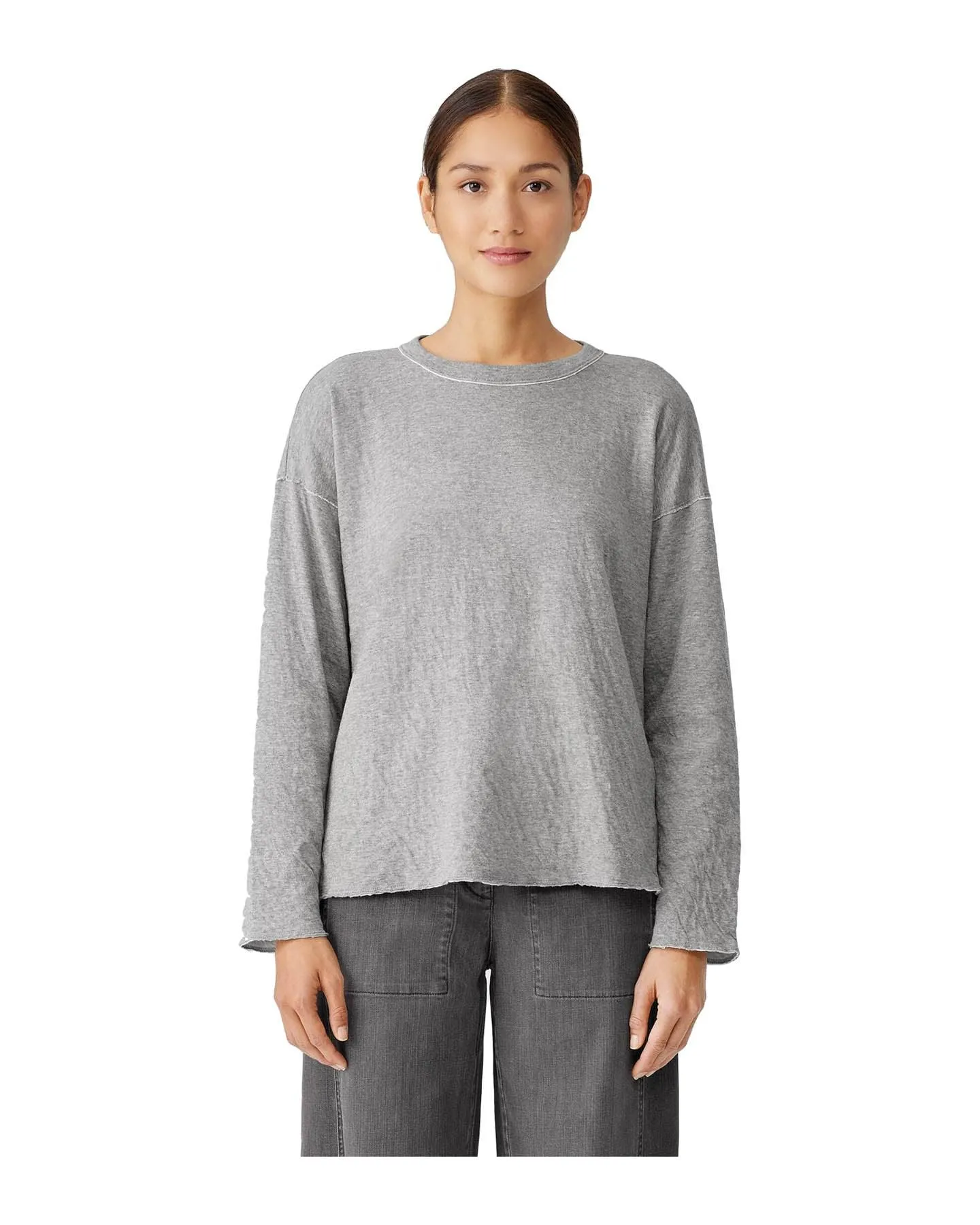 Eileen Fisher Double Layer Boxy Top